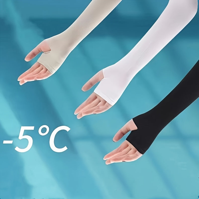 Mangas transpirables y absorbentes con protección solar para actividades al aire libre