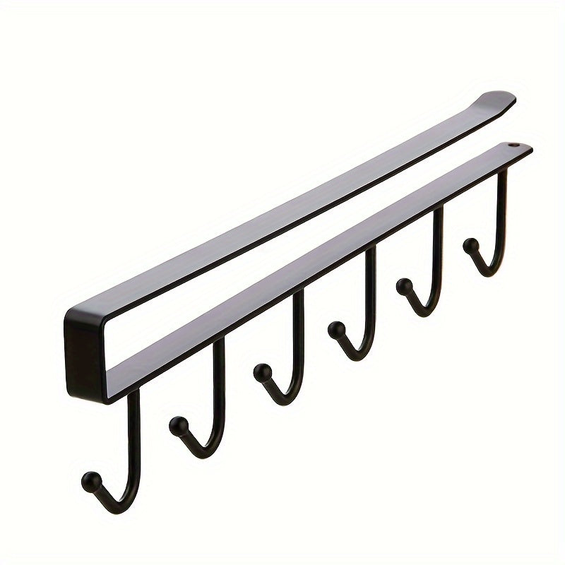 Cast Iron Hooks Seamless Nail-Free Wall Hangers for Kitchen and Wardrobe Storage