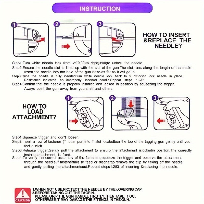 Compact Sewing Tool for Fast Clothing Repairs, Mending Rips and Tears