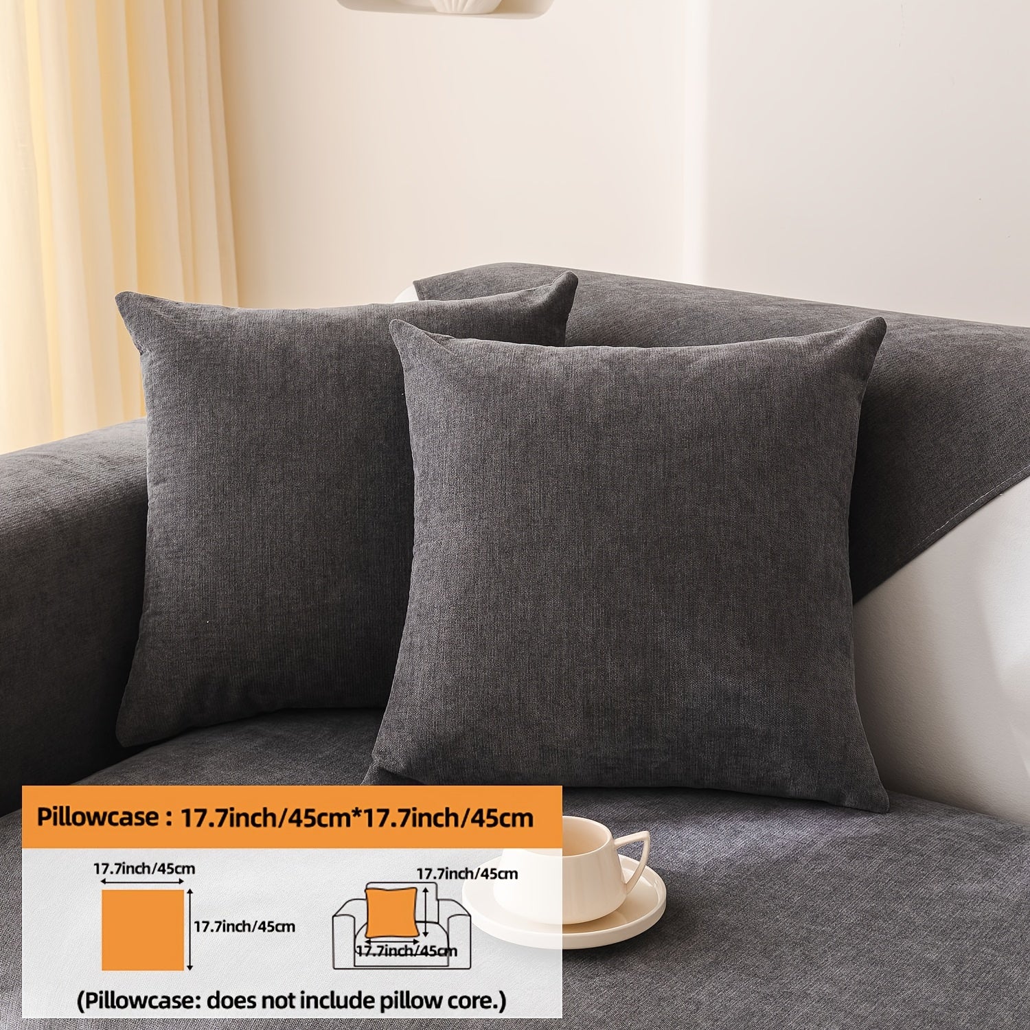 1 dona Chenille oddiy divan qoplamasi, barcha mavsumlar uchun universal qoplama, yostiq qopqog'i va orqa yostiq qopqog'ini o'z ichiga oladi. Divan yostiqlarini himoya qiladi, turli xonalar va uy bezaklari uchun mos keladi.