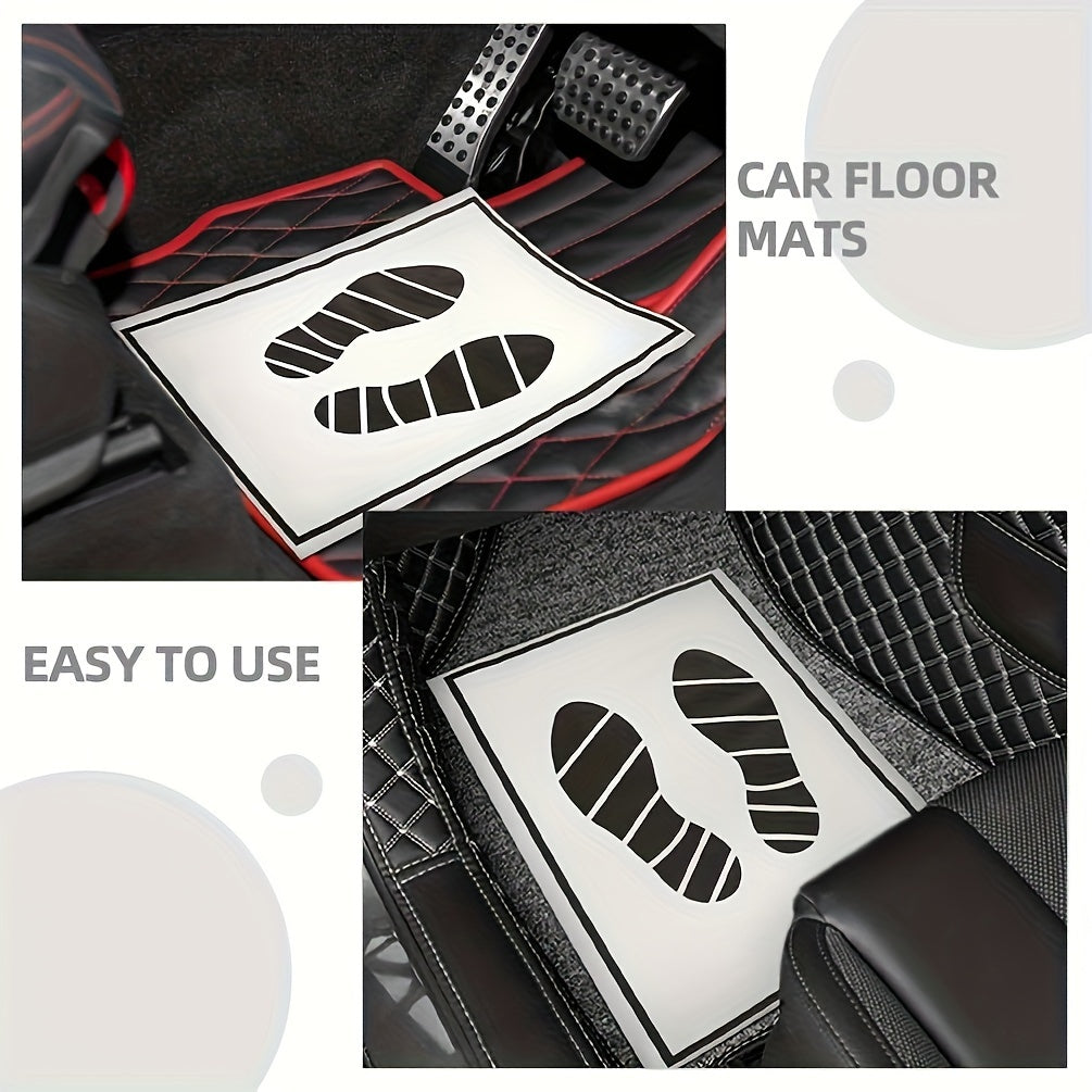 30 piezas de alfombrillas de coche desechables y resistentes al agua para vehículos, mecánicos y concesionarios