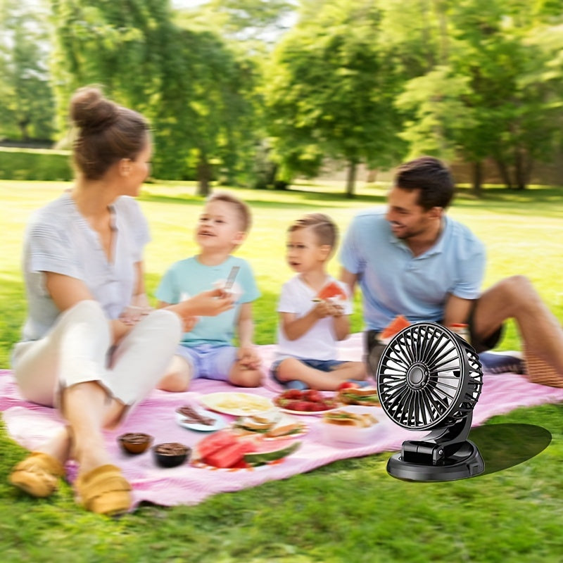 Yozgi USB interfeysli elektron ventilyator, 5 pichoqli, 5V USB sovutish qurilmasi, burchagini sozlash mumkin, noutbuklar bilan mos keladi.