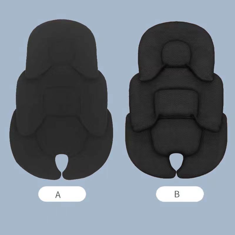 Baby Stroller Seat Cushion Reversible with Safety Inner Pad and Waist Support