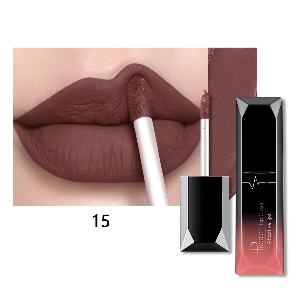 Women Matte Lip Glaze Liquid Lipstick Waterproof Long-Lasting Non-Transferable