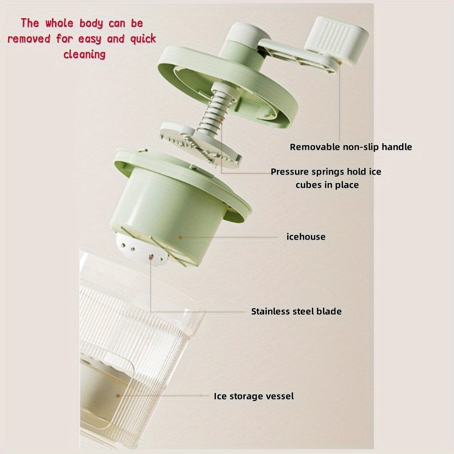 Uy sharoitida foydalanish va desertlar, muzqaymoq va sut choyi tayyorlash uchun ideal qo‘l muzlatgich.