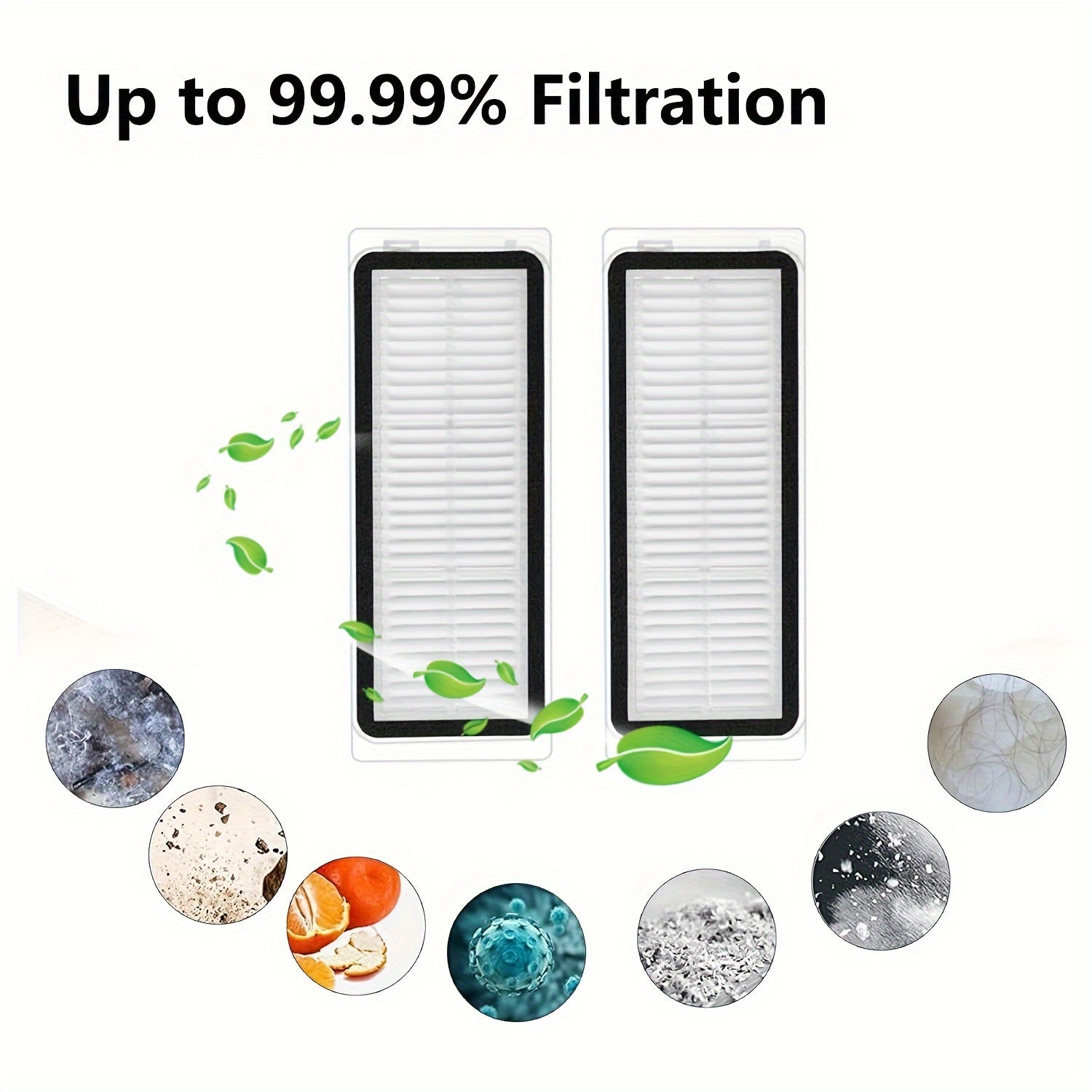 26-Pack Robot Vacuum Replacement Parts for Xiaomi X20/X20 Plus Main Brushes Side Brushes Filters Mop Cloths