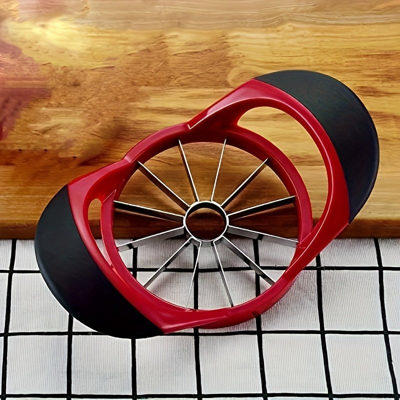 Stainless Steel Apple Slicer 12-Blade Fruit and Vegetable Corer and Divider