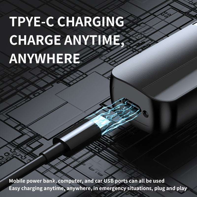 Rechargeable Nose Ear Hair Trimmer Painless Stainless Steel Blade Portable for Men Women