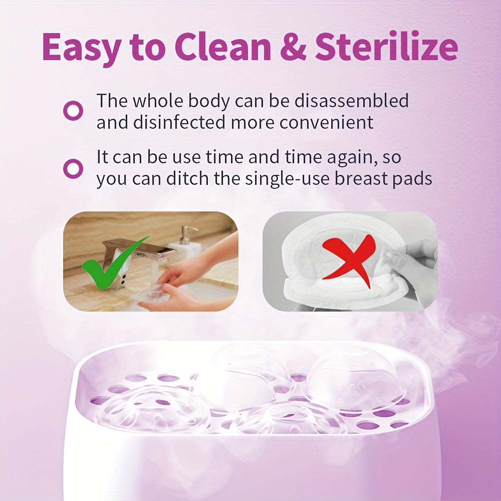 Silicone Breast Shields and Milk Collectors Non-Toxic Durable Easy to Wash