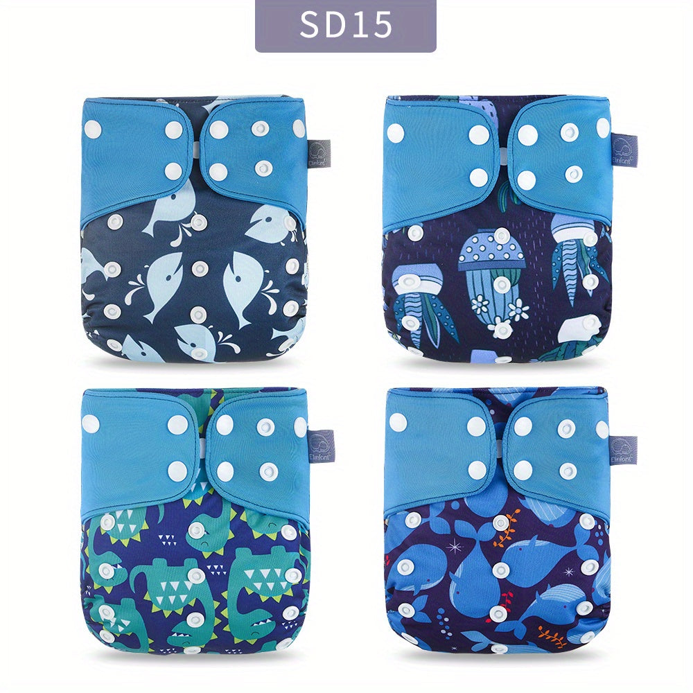 Breathable Waterproof Washable Cloth Diapers for Babies