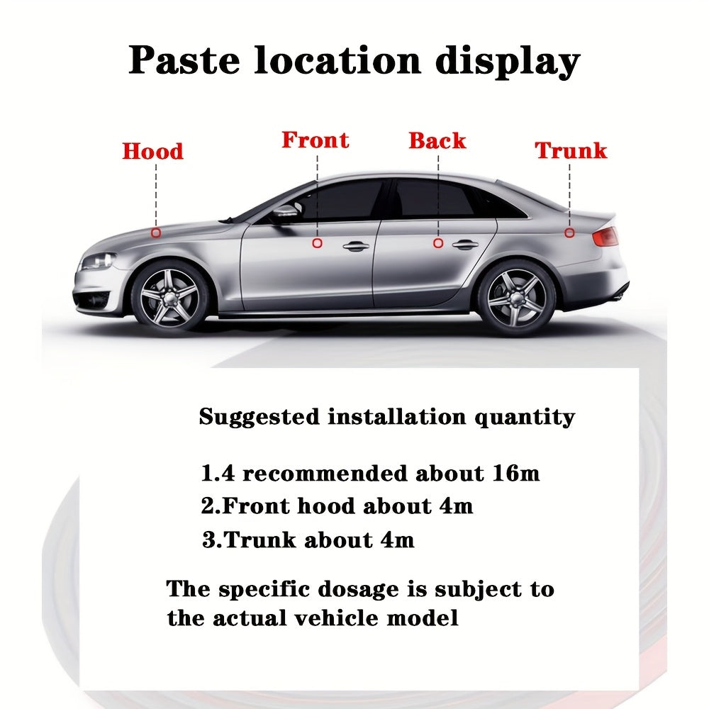 Universal Car Sealing Strip Double-Layer Waterproof Noise Reduction Door Edge Guard