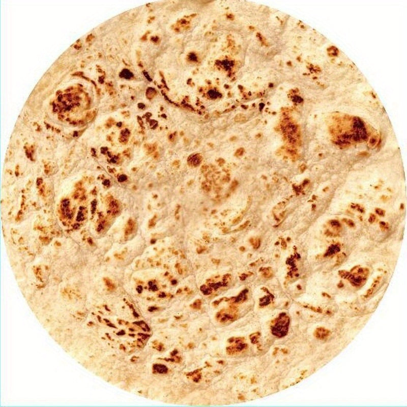 Flannel Food Print Blanket Soft Warm Multi-Functional for Couch Bed Camping Travel