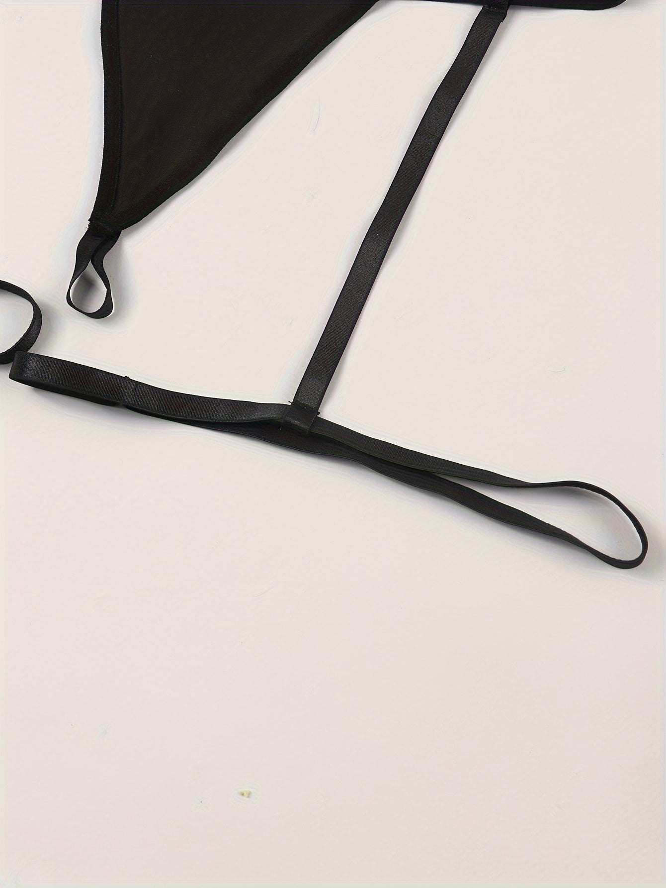 Women’s Black Cotton Thong Lingerie Sexy and Comfortable