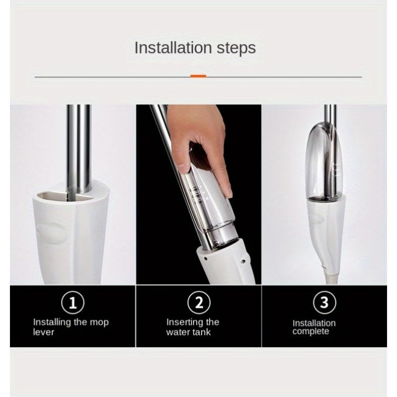 Versatile Spray Mop with Reusable Pads for Wet Dry Floor Cleaning and Disinfection