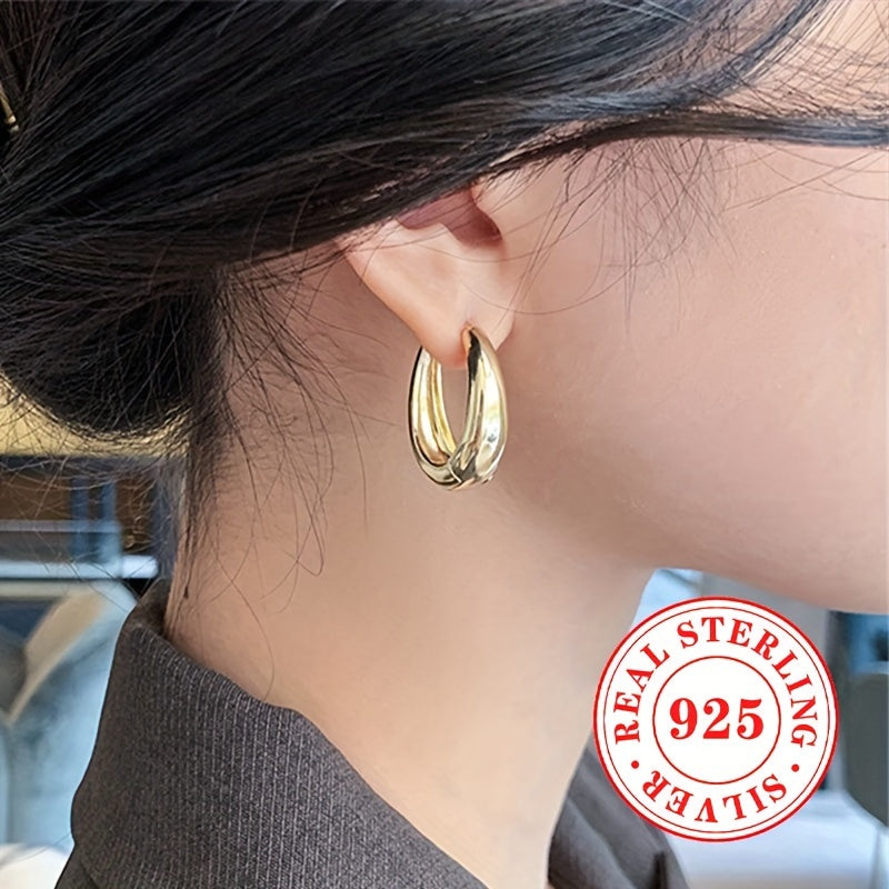 Minimalist dizayn 925 sterling kumush halqa bilakuzuklar ayollar uchun, har kuni kiyish va maxsus tadbirlar uchun ideal.