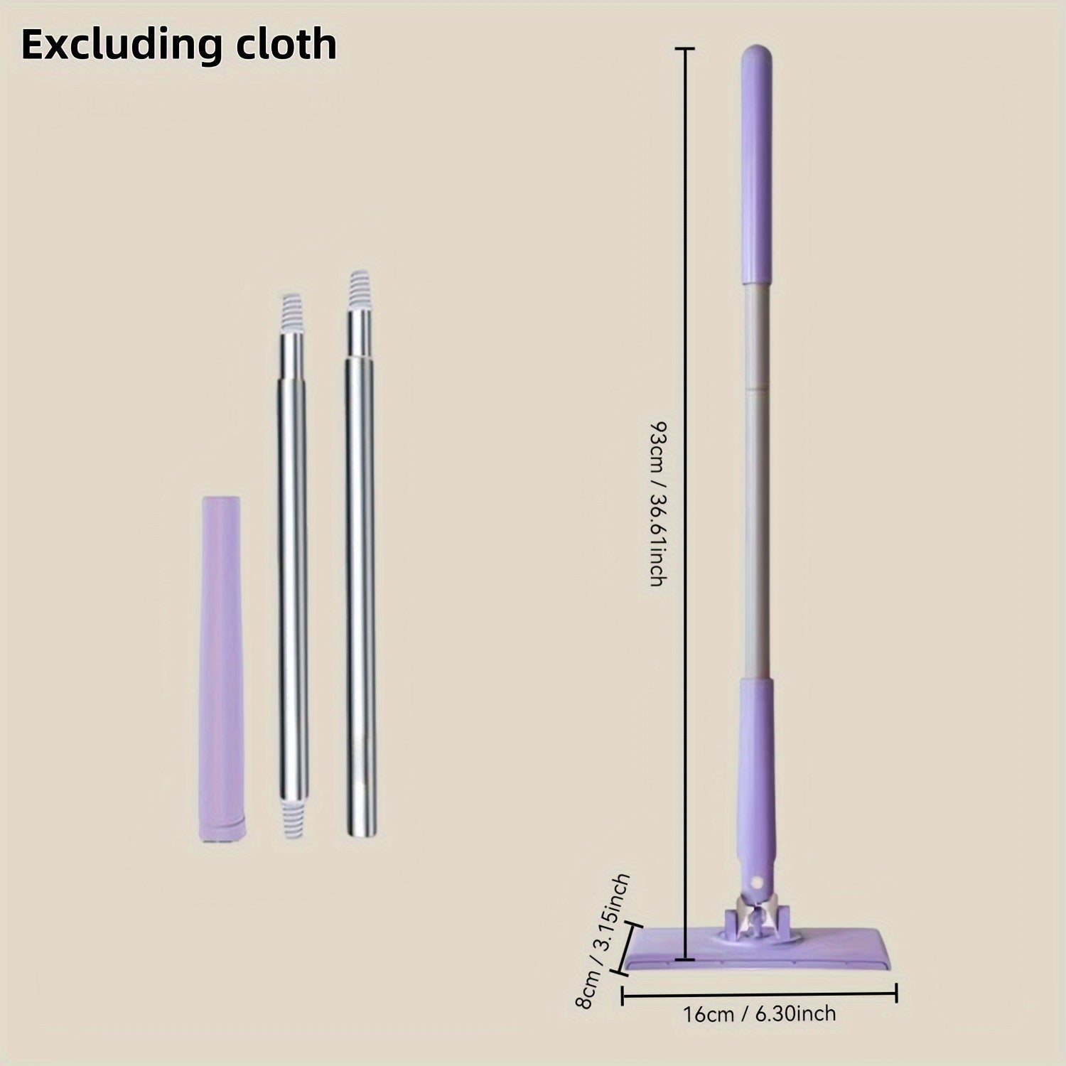 Bir martalik idish sochiq mop, oson tozalash uchun mo'ljallangan - quruq va nam funksiyasi bilan almashtirilishi mumkin, oshxona, hammom va shisha yuzalar uchun mukammal. Metall tutqichi mavjud, bu esa uni uy tozalash uchun ideal qiladi.