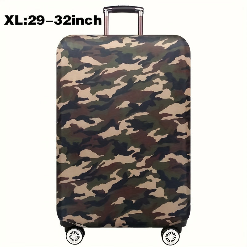 Cartoon Patterned Elastic Luggage Cover for Travel Suitcase or Duffle Case