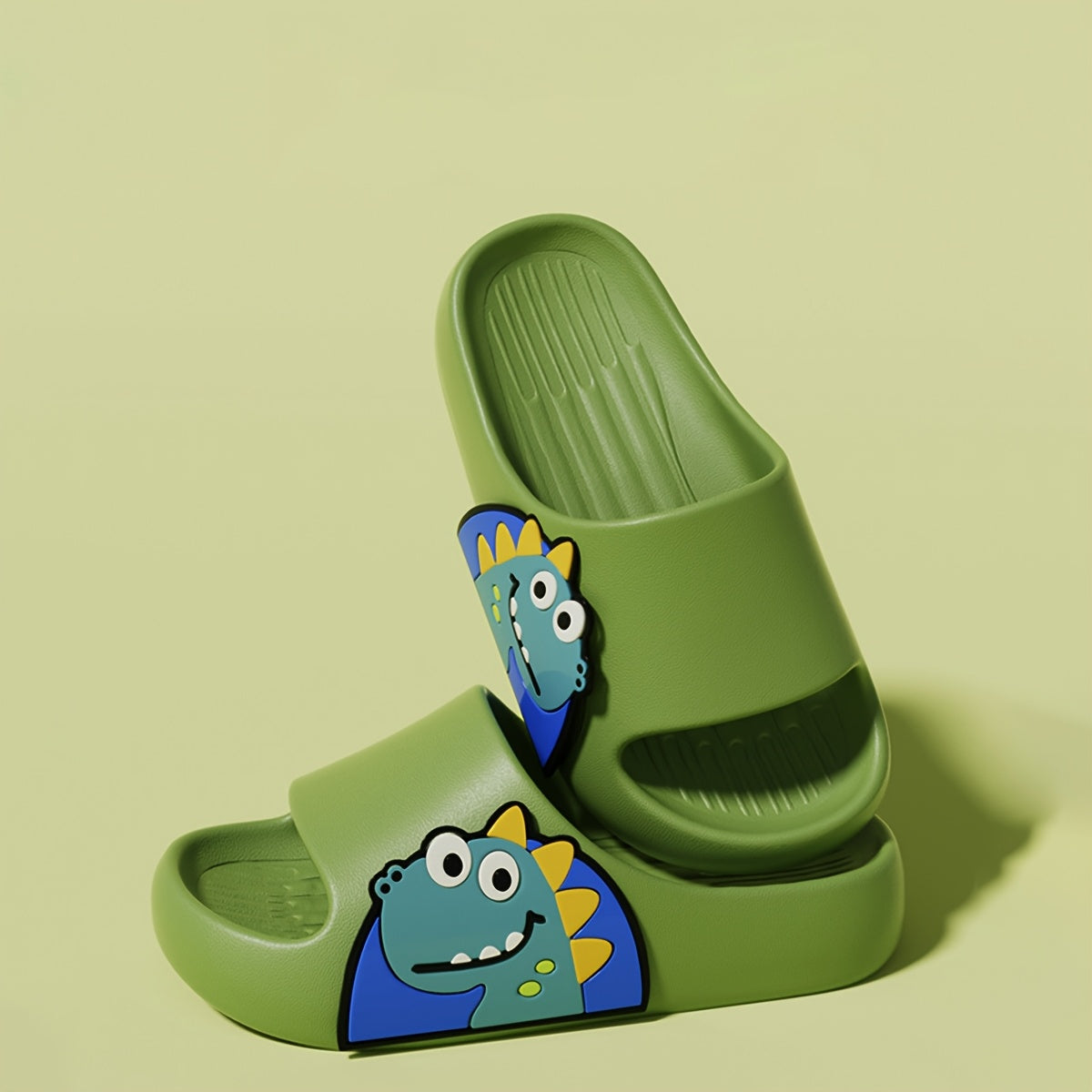 Children's Dinosaur Slides for Boys EVA Summer Non-Slip Beach Sandals
