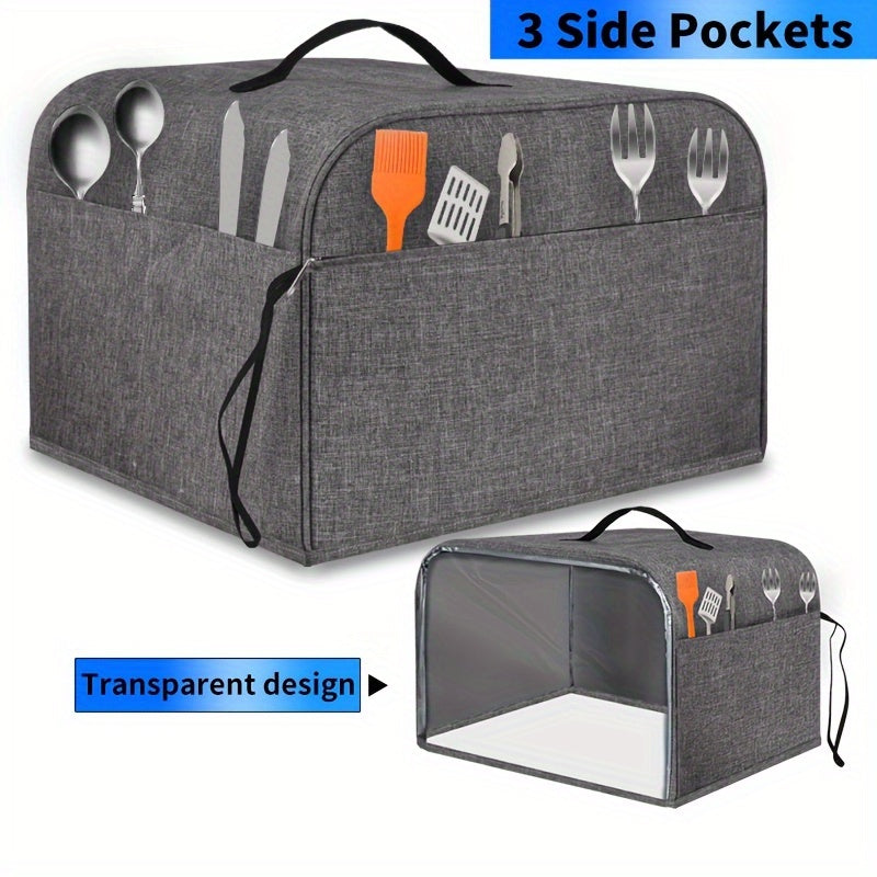 Durable Transparent Waterproof Dustproof Cover for Ninja Foodi Grill AG301 AG302 AG400 PVC Material