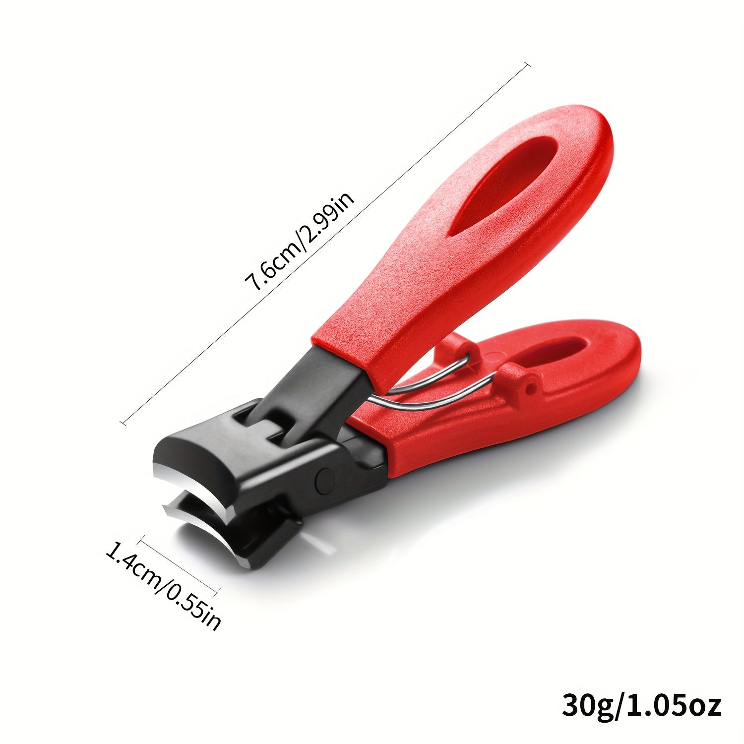 Heavy Duty Nail Clippers for Thick Nails with Large Opening Anti-Splash Design Stainless Steel
