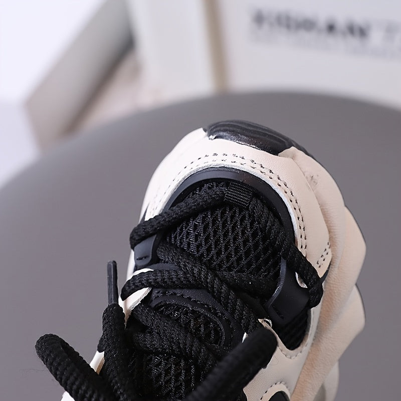 Yangi tug'ilgan o'g'il bolalar uchun PU yopishqoqsiz sport poyabzal, pastki yuqori, oddiy yozgi va kuzgi poyabzal