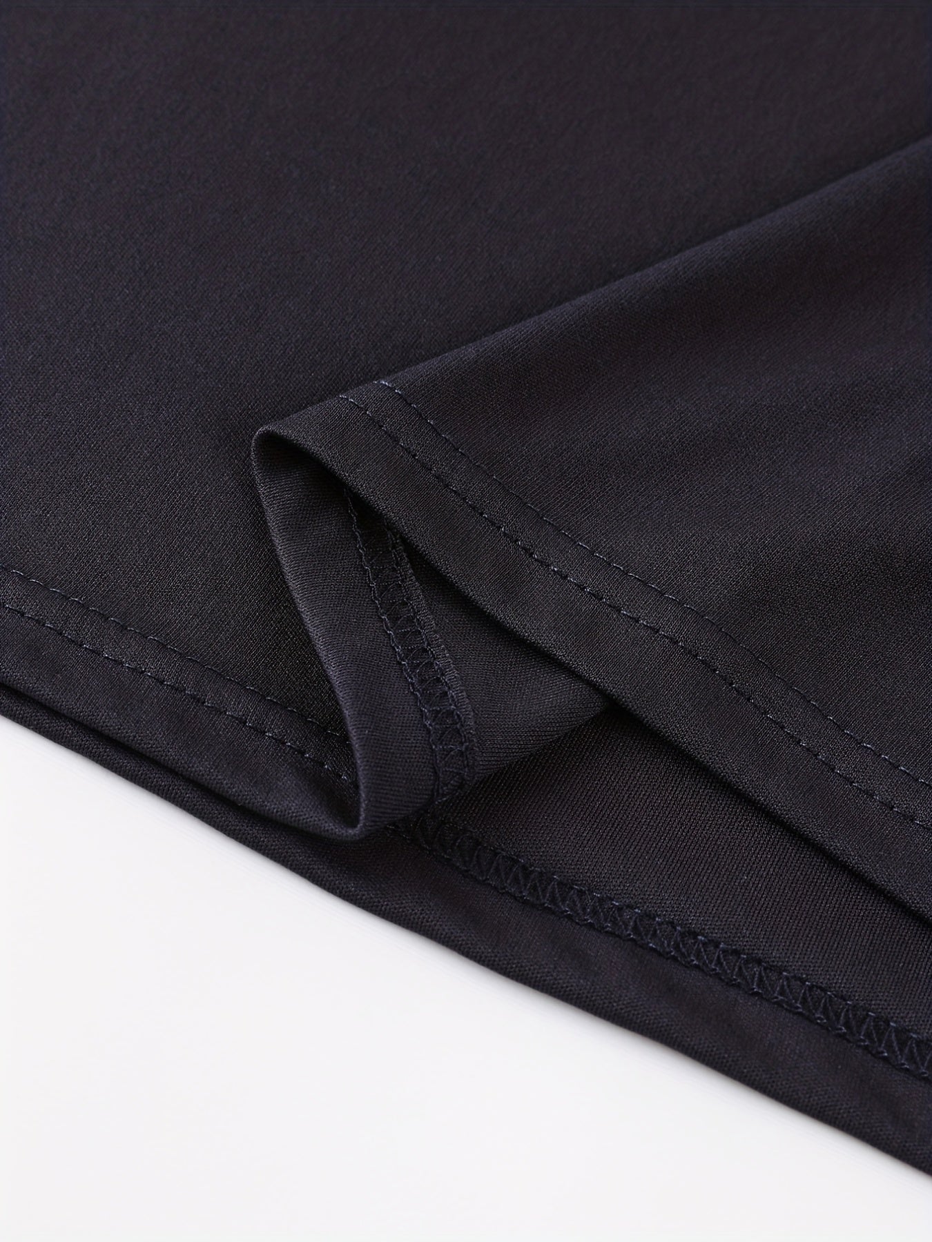 Men's White Short Sleeve Shirt with Zipper Collar Stretch Polyester Casual Golf Summer