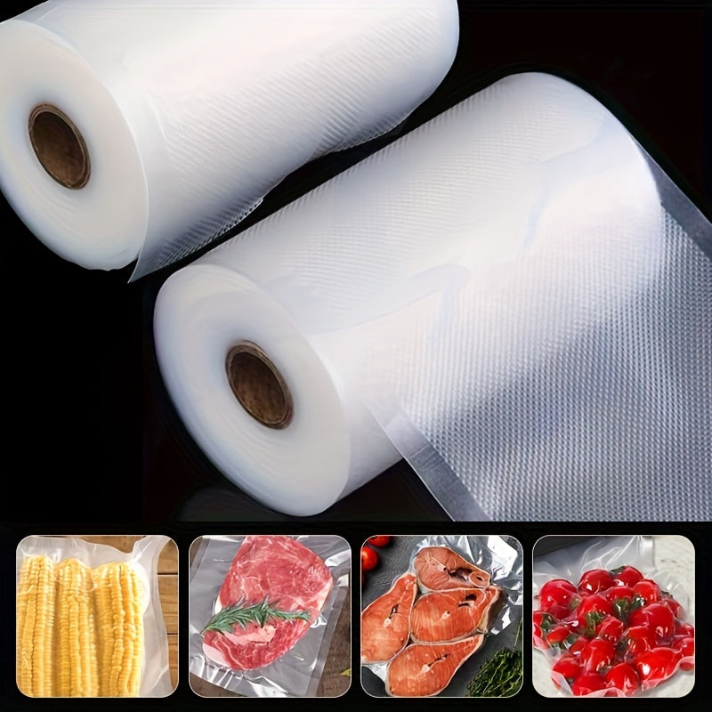 BPA-Free Vacuum Sealing Bags 2 Rolls Pack Durable Tear-Resistant Food Storage