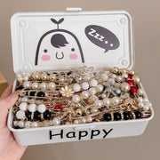 Moslashuvchan faux marjon belbogʻi skrt kliplar, yoritilishga qarshi tokchalar, kiyimlar uchun broshlar, 10 yoki 20 ta to'plam