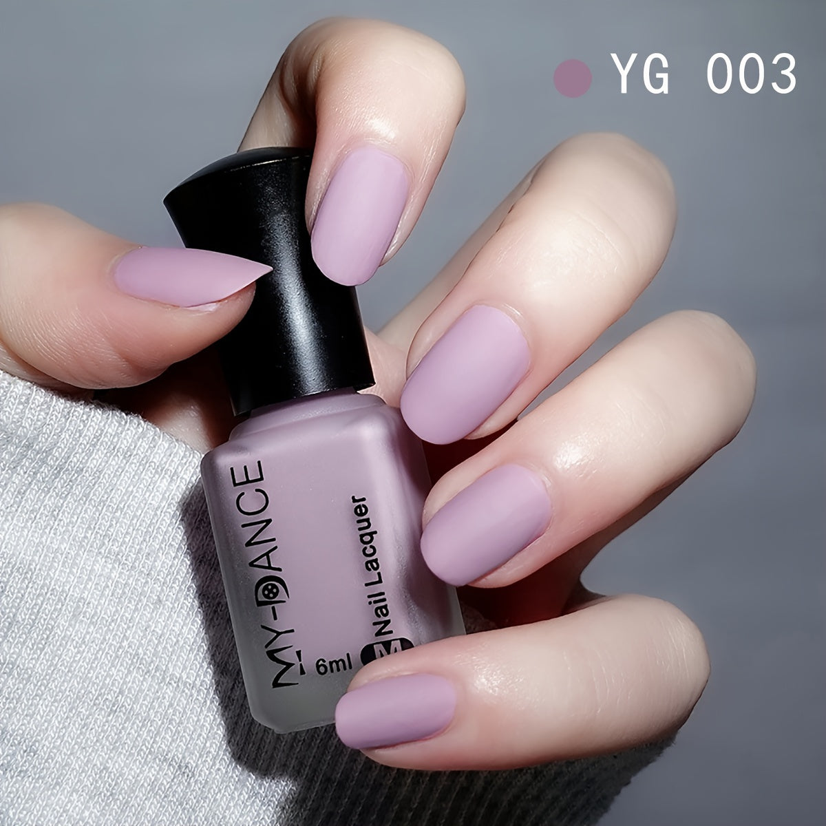 Women Velvet Matte Nail Polish 6ml Multi-Color Long-Lasting Frosted