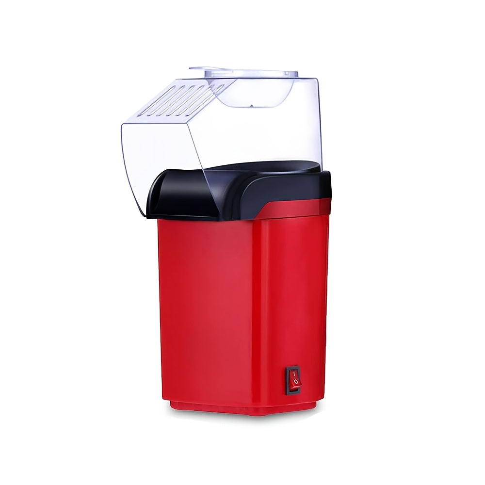 EU plug 220-240V bilan kompak, to‘liq avtomatik elektr popcorn mashinasi. Oziq-ovqatga xavfsiz qizil uy kinoteatri va kino kechasi tayyorlovchi, oson tozalash dizayni bilan. Samarali popcorn uchun qulay boshqaruvlar.