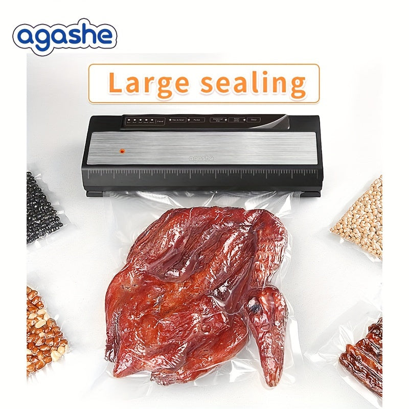 Uy oshxonasida oziq-ovqatni saqlash uchun 50 ta paket, 17*25cm, Vacuum Sealer. Avtomatik yopish, 28cm kenglikdagi paketlar uchun mos. Rostdan yasalgan po'lat panel, 5 issiqlik rejimi, ho'l/quruq oziq-ovqat sozlamalari.