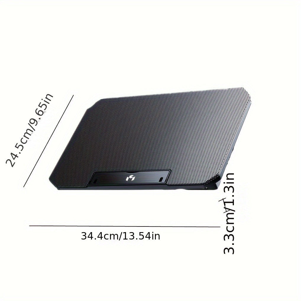 Охлаждающая подставка для ноутбука с двумя вентиляторами, питающаяся через USB, тихий игровой кулер, универсальная подставка для ноутбука