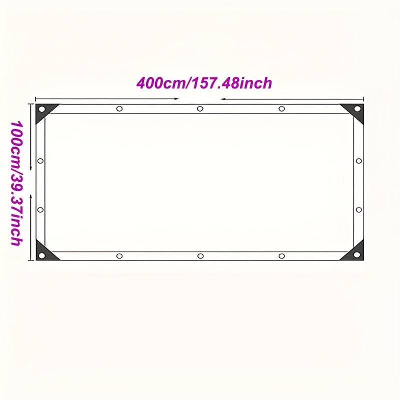 Beige Outdoor Sunshade Cloth Blocks 81-90% Light Durable Polyester with Black Stripes for Balcony Yard Garage