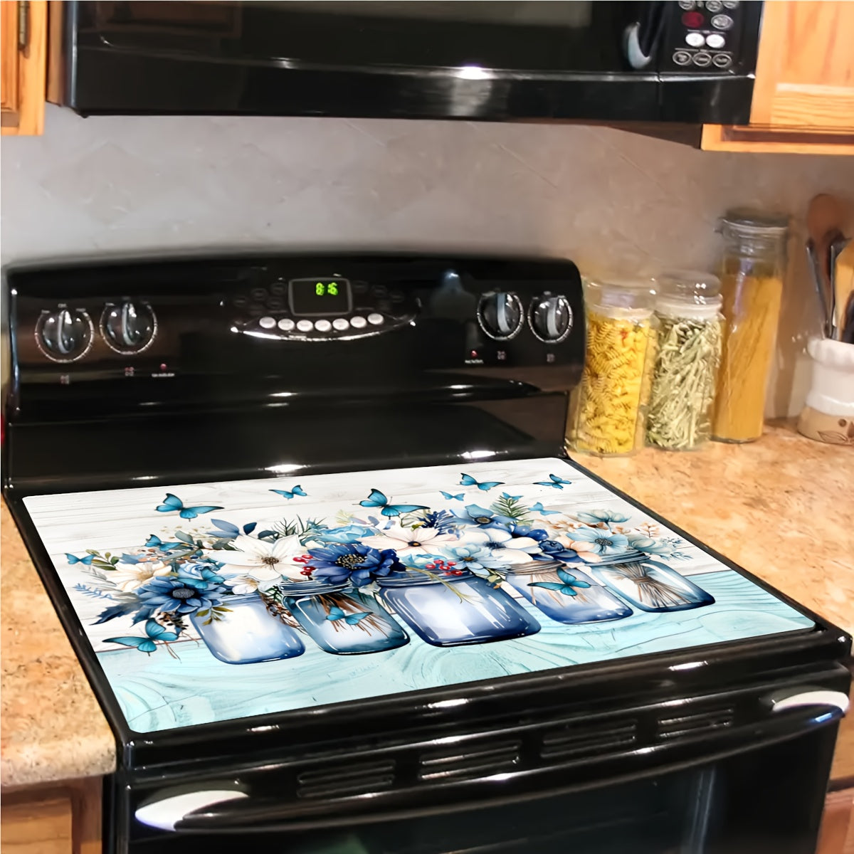 Katta oshxona himoya mato 72x52cm, sirgʻalmas, issiqlik va chizishga qarshi, stol usti pad