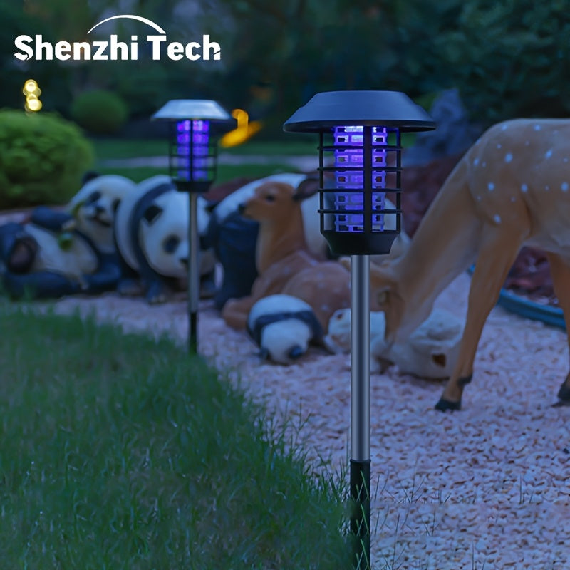 Quyoshli Zararkunanda O'chirgichlar uchun UV LED chirog'i bilan quyosh energiyali zararkunanda o'ldiruvchi, bog' hovli, orqa hovli uchun