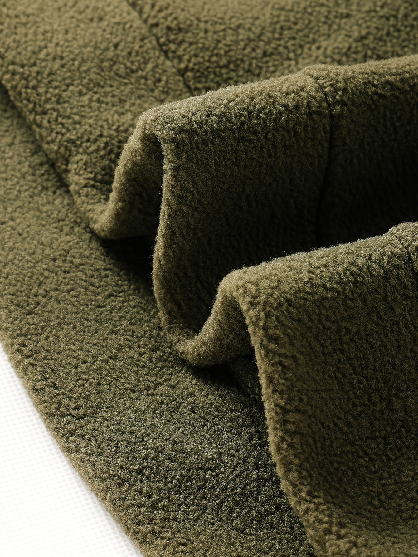 Men's Polyester Fleece Hoodie Zipper Stand Collar Solid Color Spring Fall Casual