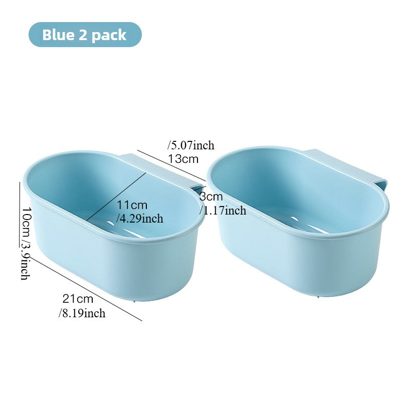 Synthetic Resin Sink Drain Rack Kit for Kitchen Organization and Pool Supplies