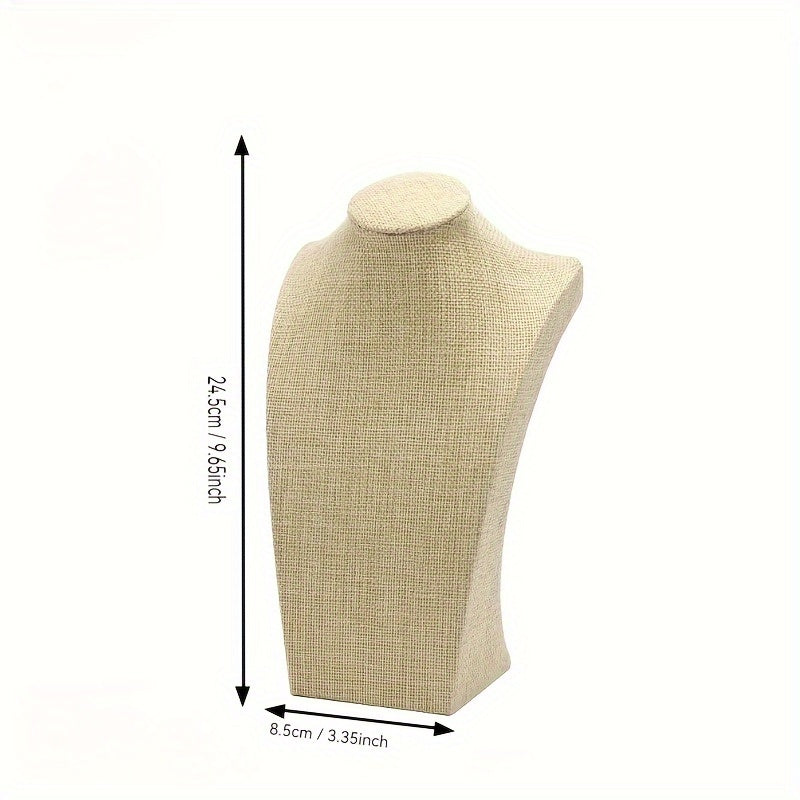 Манекен для демонстрации из полиэфирного волокна для украшений и аксессуаров, модель шеи