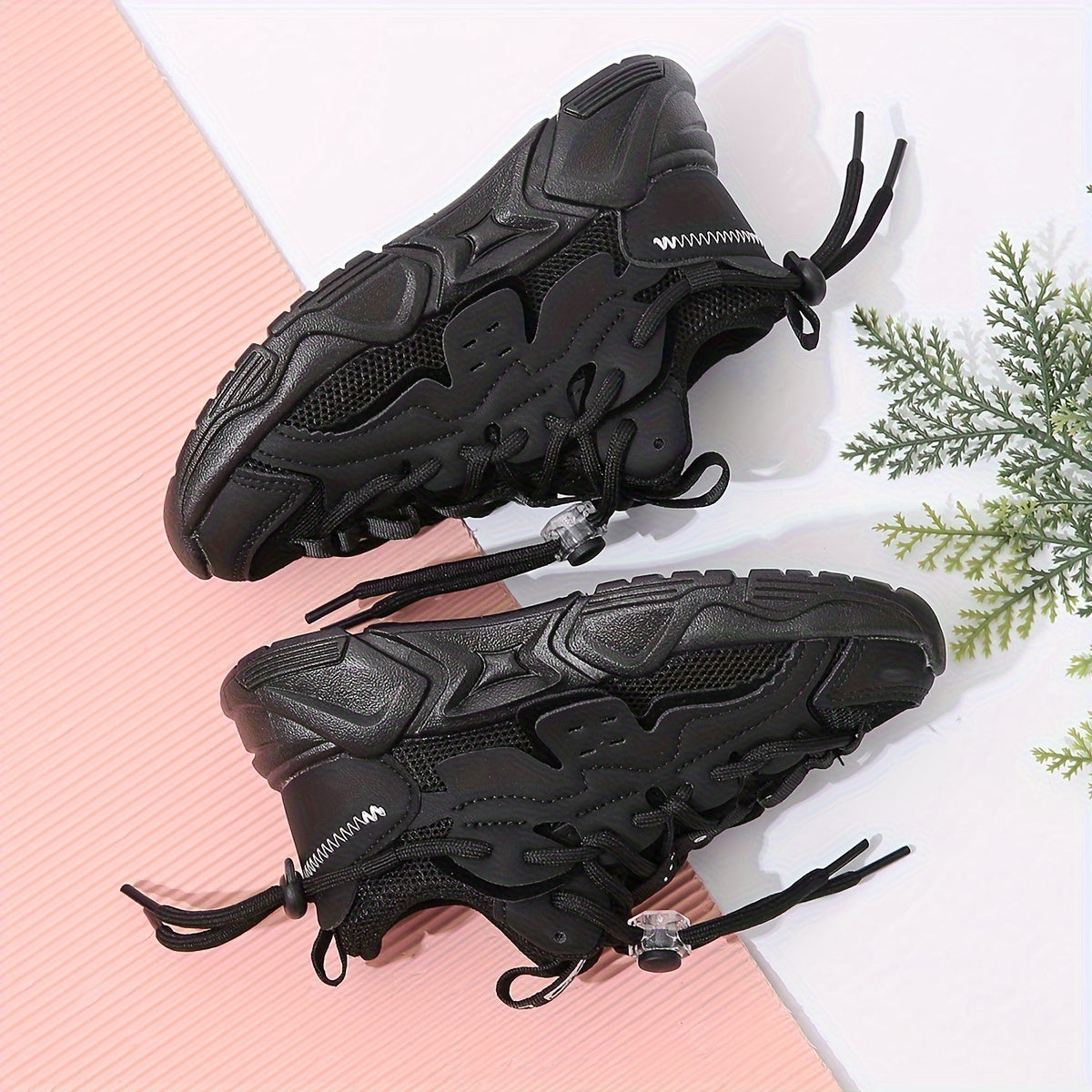 Kids' Unisex Casual Sports Sneakers Breathable Mesh PVC Low Top All-Season Rubber Sole