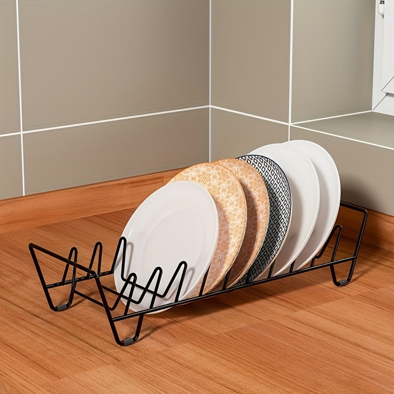 Dish Rack for Kitchen Dishes, 1-Piece, Space-Saving, Durable Steel
