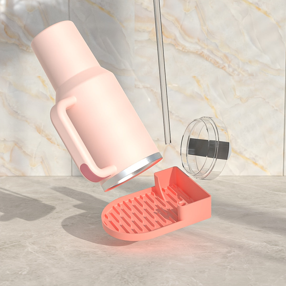 Silicone Kitchen Drain Rack for Draining Bottles Glasses and Cups Durable and Easy to Clean