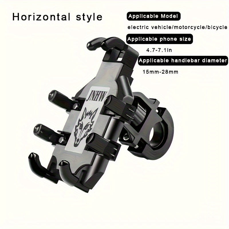 Motorcycle Phone Holder Shockproof Bicycle Mount Rotatable Vehicle Phone Carrier