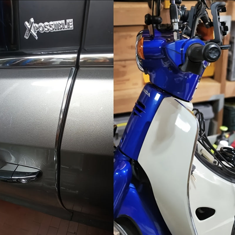 5m Car Chrome Molding Strip for Rear Bumper Protection Universal Fit