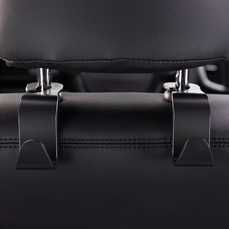 Универсальные крючки для хранения на спинке автомобильного сиденья, 2 шт., органайзер для подголовника, материал PP