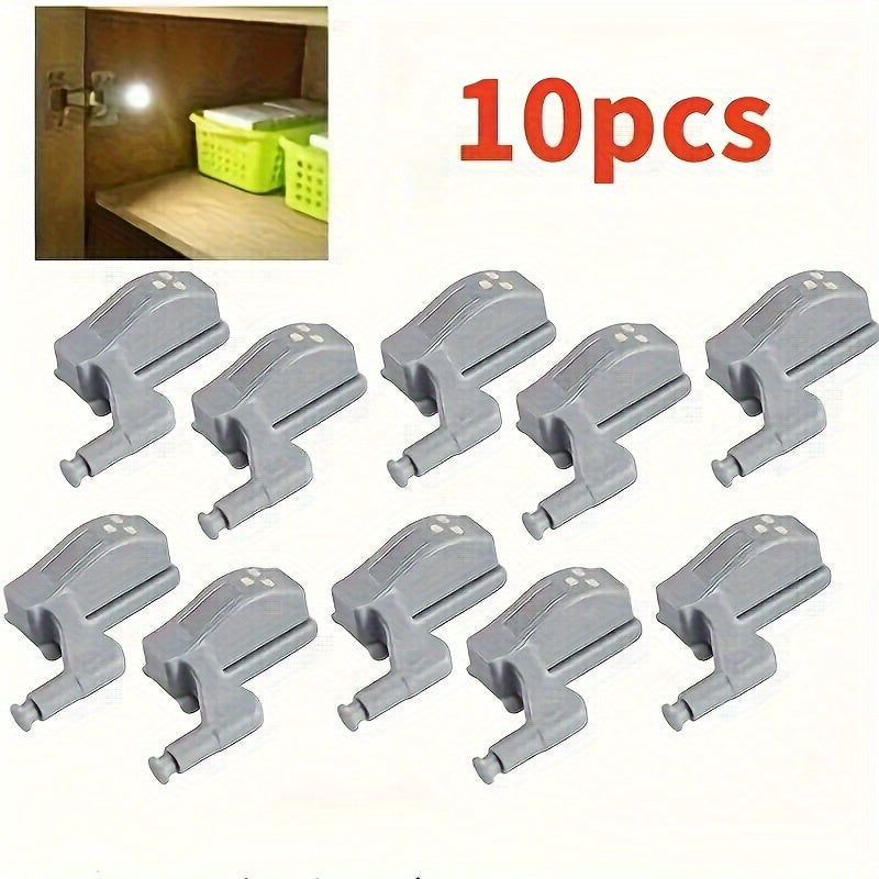 LED Hinge Light for Wardrobes Closets and Cabinets Sensor Activated Battery Not Included