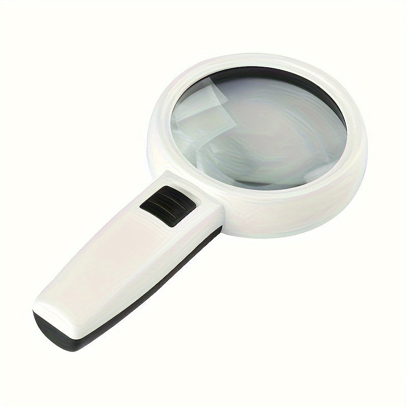 Handheld Magnifying Glass with LED Light 30X 45X Dual Lens for Jewelry Reading Repair