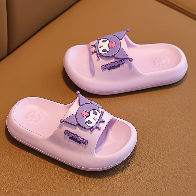 Children's Indoor Slippers Girls Non-slip EVA Cartoon Animal Pattern for Kids Under 14