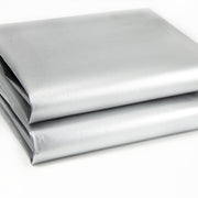 Lightweight Blackout Curtain Fabric Waterproof Polyester Grey 100 Shading