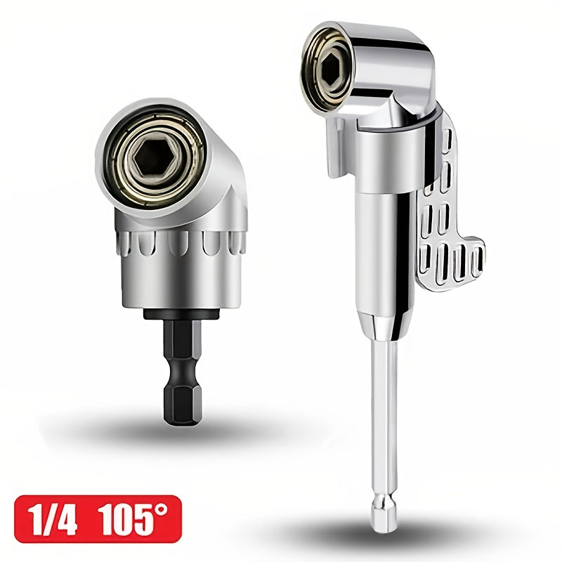 Гибкий вал для электродрели с металлическим соединением для отвертки под углом 105 градусов