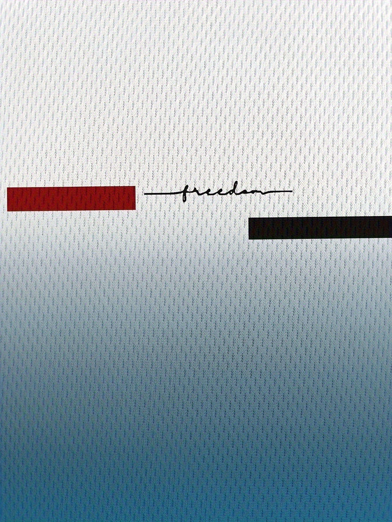 Tashqi erkaklar uchun gradient rangli T-ko'ylak, yumshoq bo'yinli